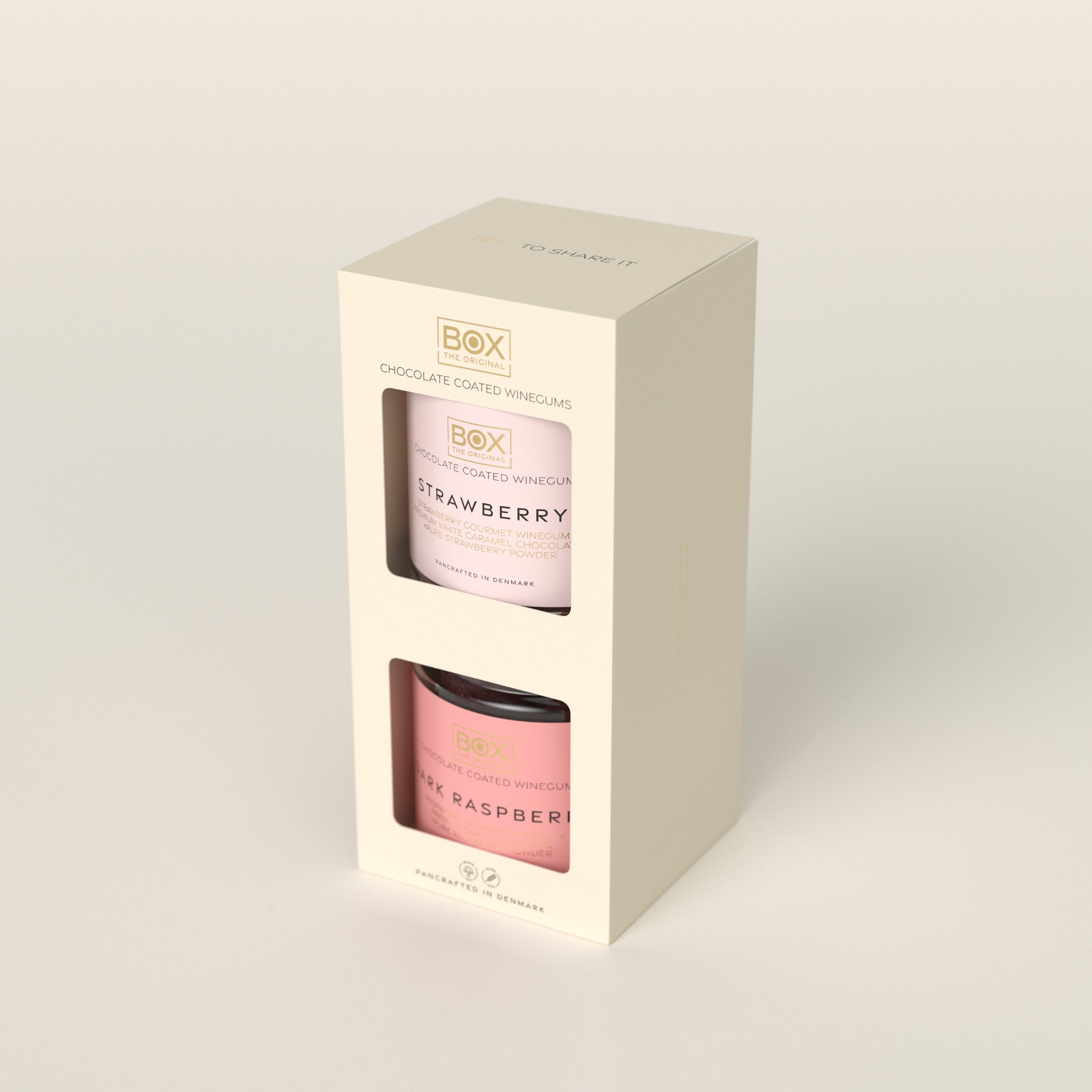 GESCHENKBOX 2 - F - Erdbeere + Dunkle Himbeere