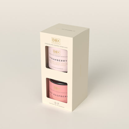 GESCHENKBOX 2 - F - Erdbeere + Dunkle Himbeere