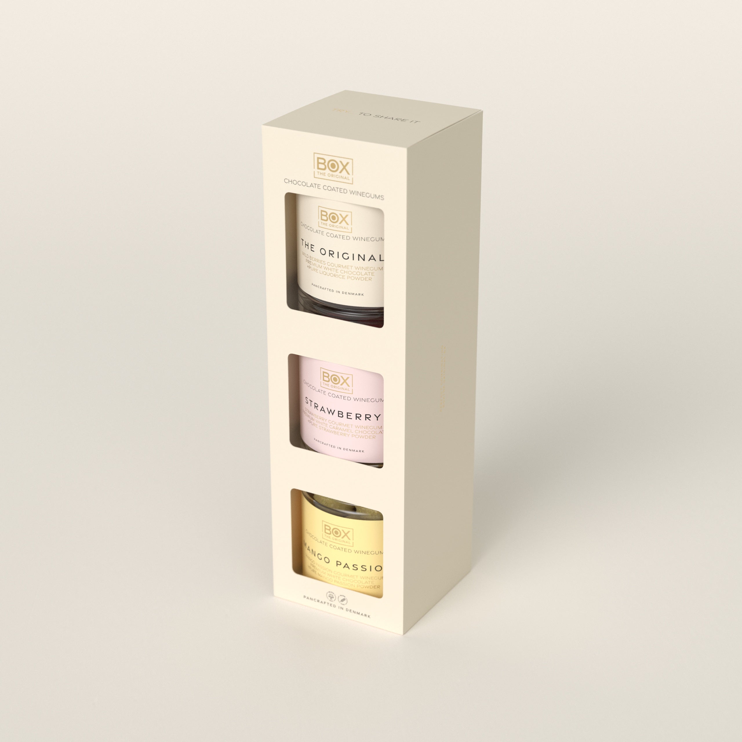 GESCHENKBOX 3 - E - The Original + Erdbeere + Mango-Passionsfrucht