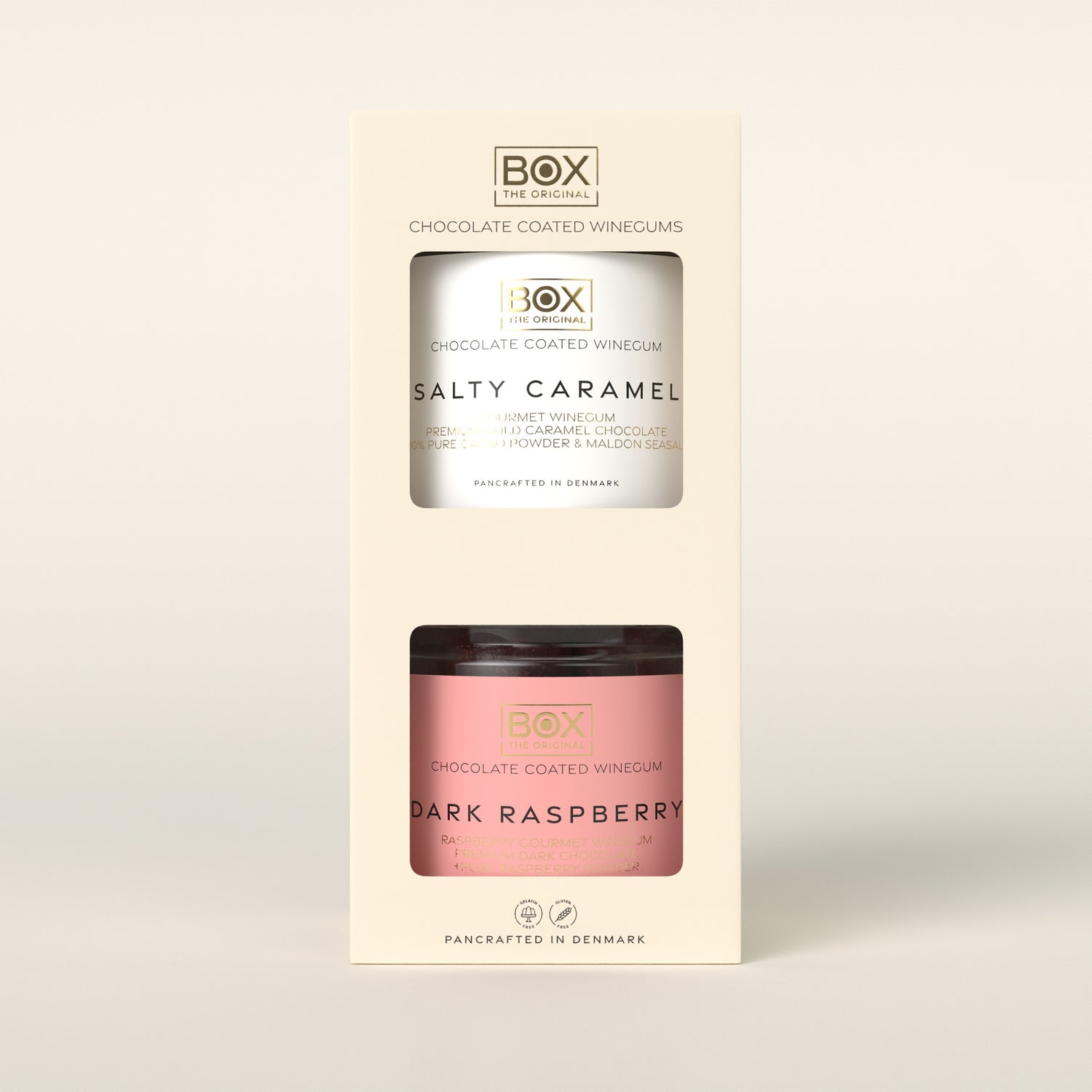Salty Caramel &amp; Dark Raspberry — Gift Box Duo, Denmark Edition