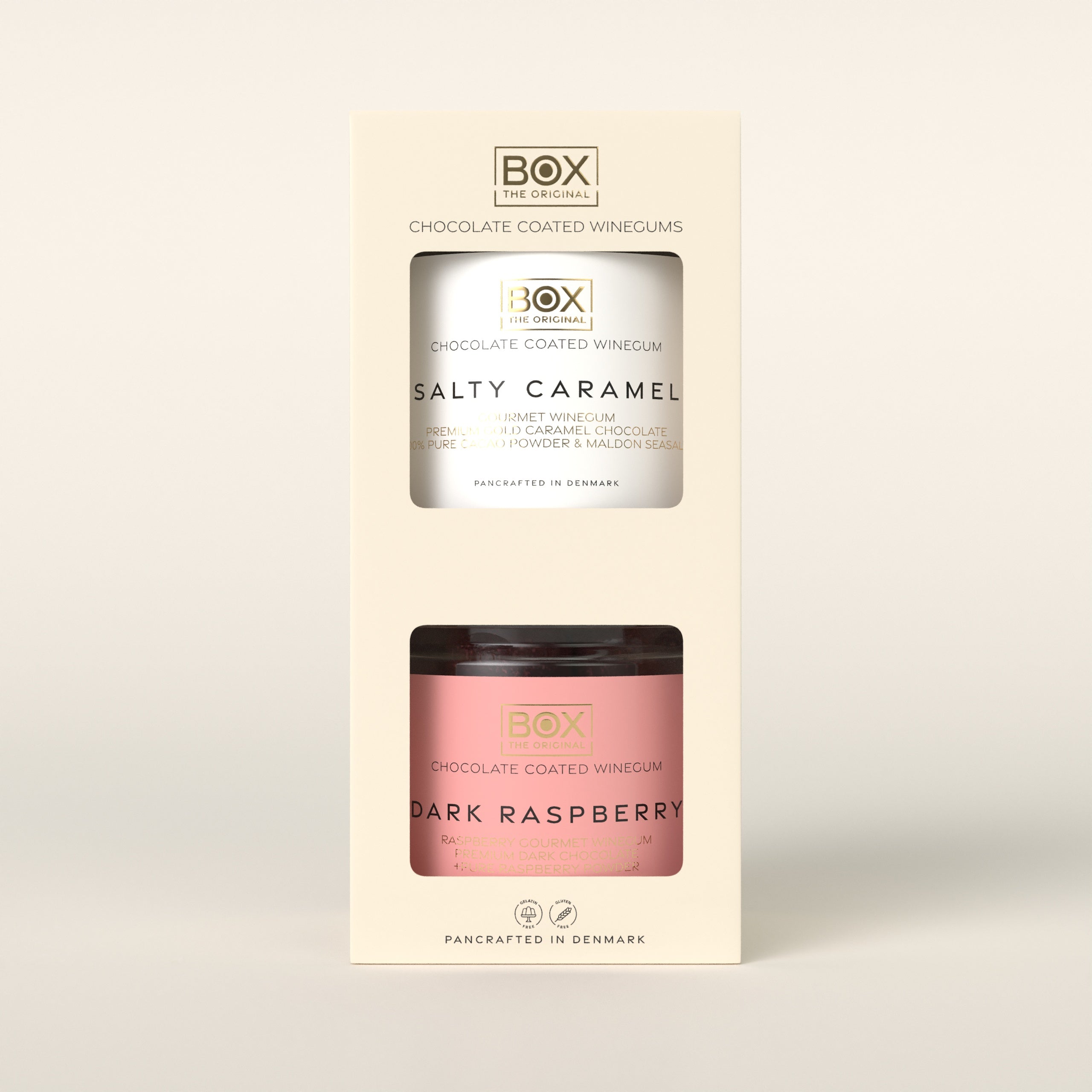 Salty Caramel &amp; Dark Raspberry — Gift Box Duo