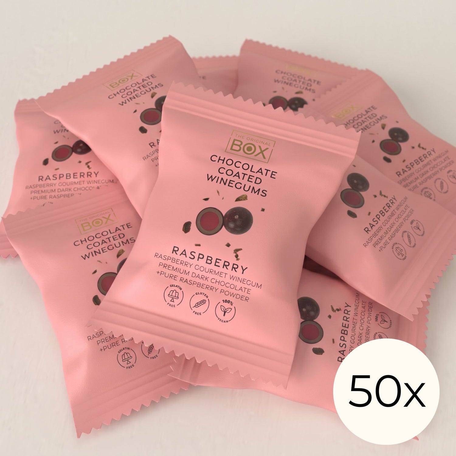Dark Raspberry — Two-Packs (50 Pcs)