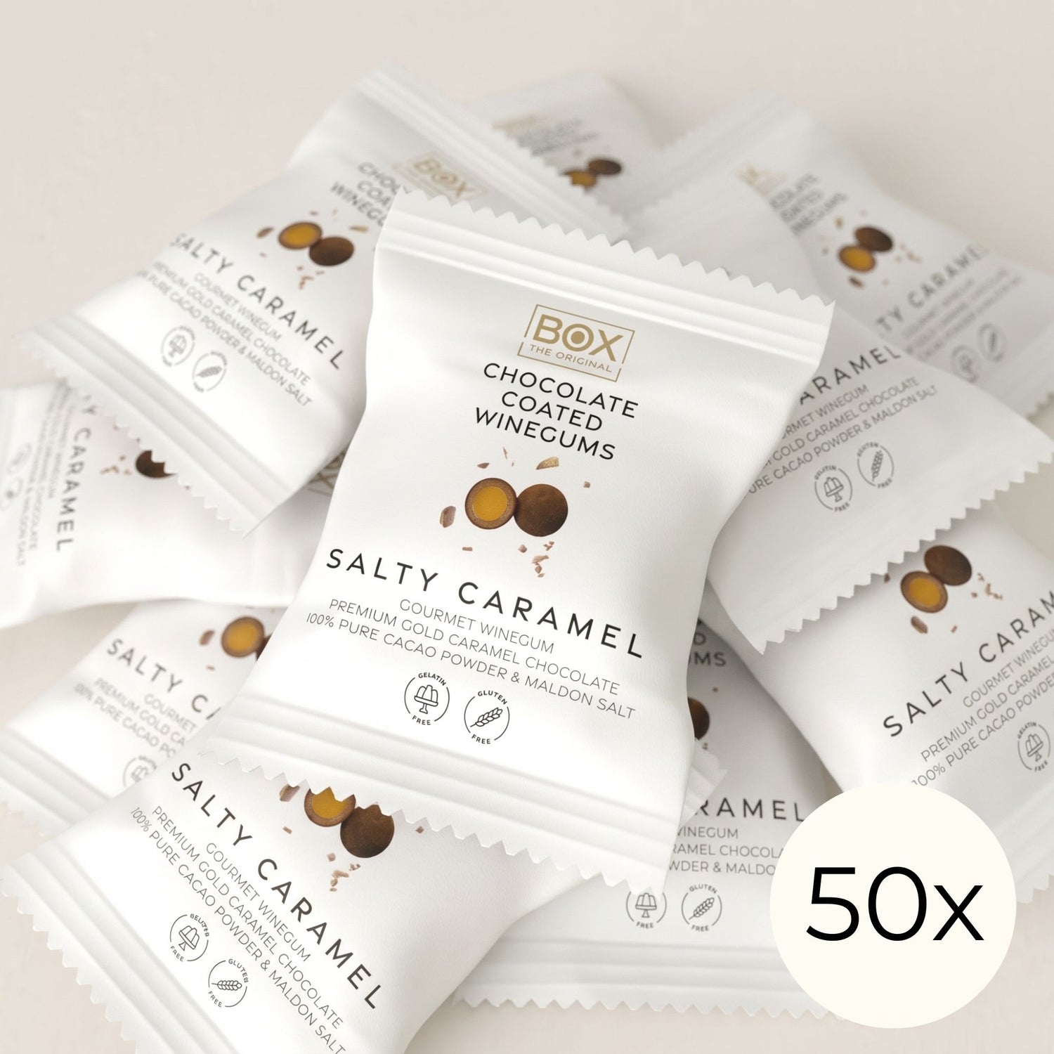 Salty Caramel — Two-Packs (50 Pcs)
